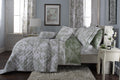 TLC Toile Sage side with throw +