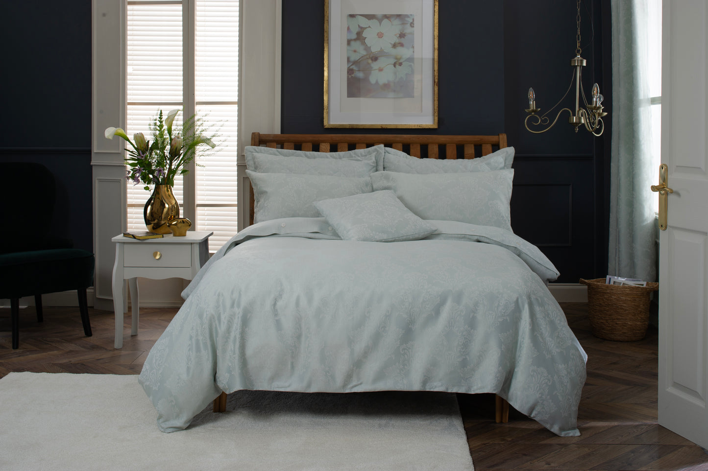 Versailles Cotton Embroidered Bedding Collection