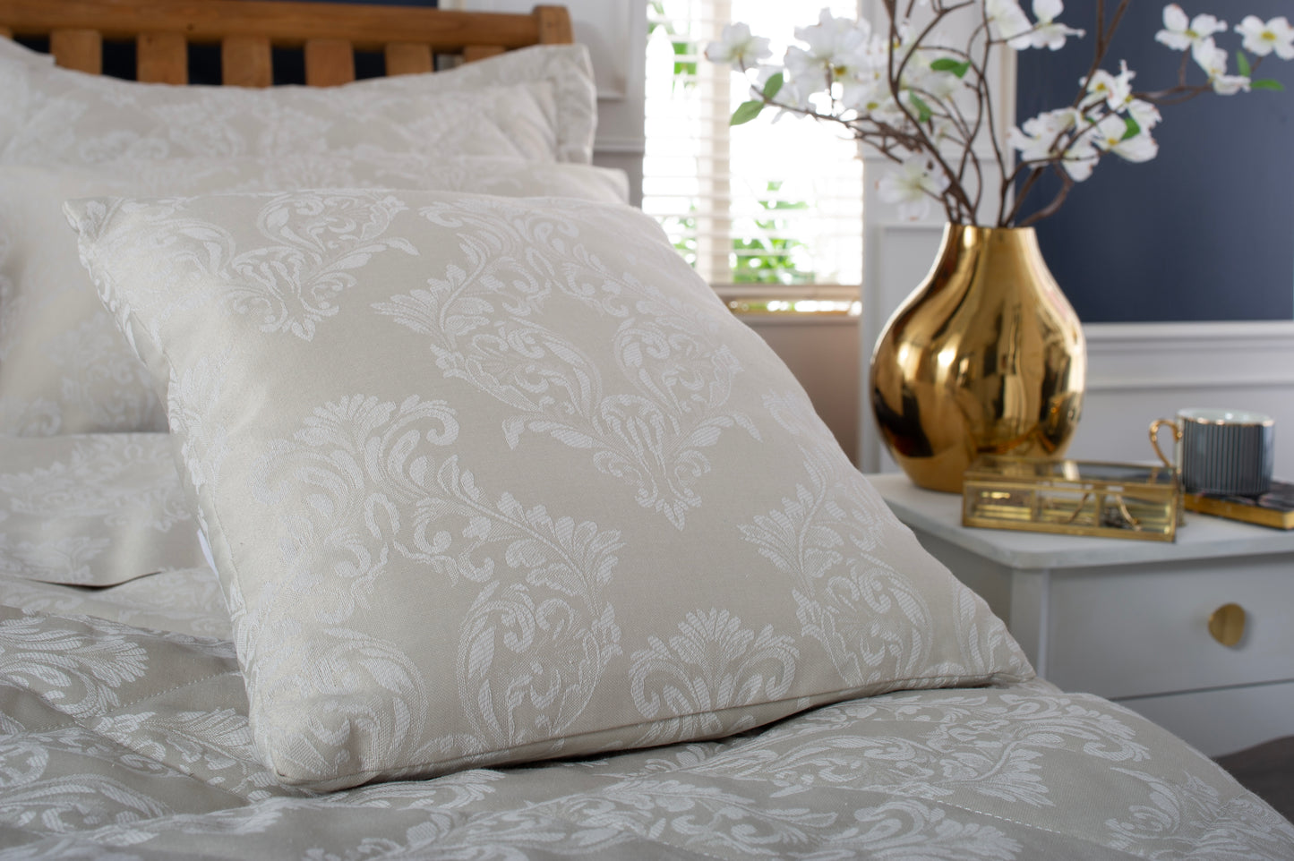 Versailles Cotton Embroidered Bedding Collection