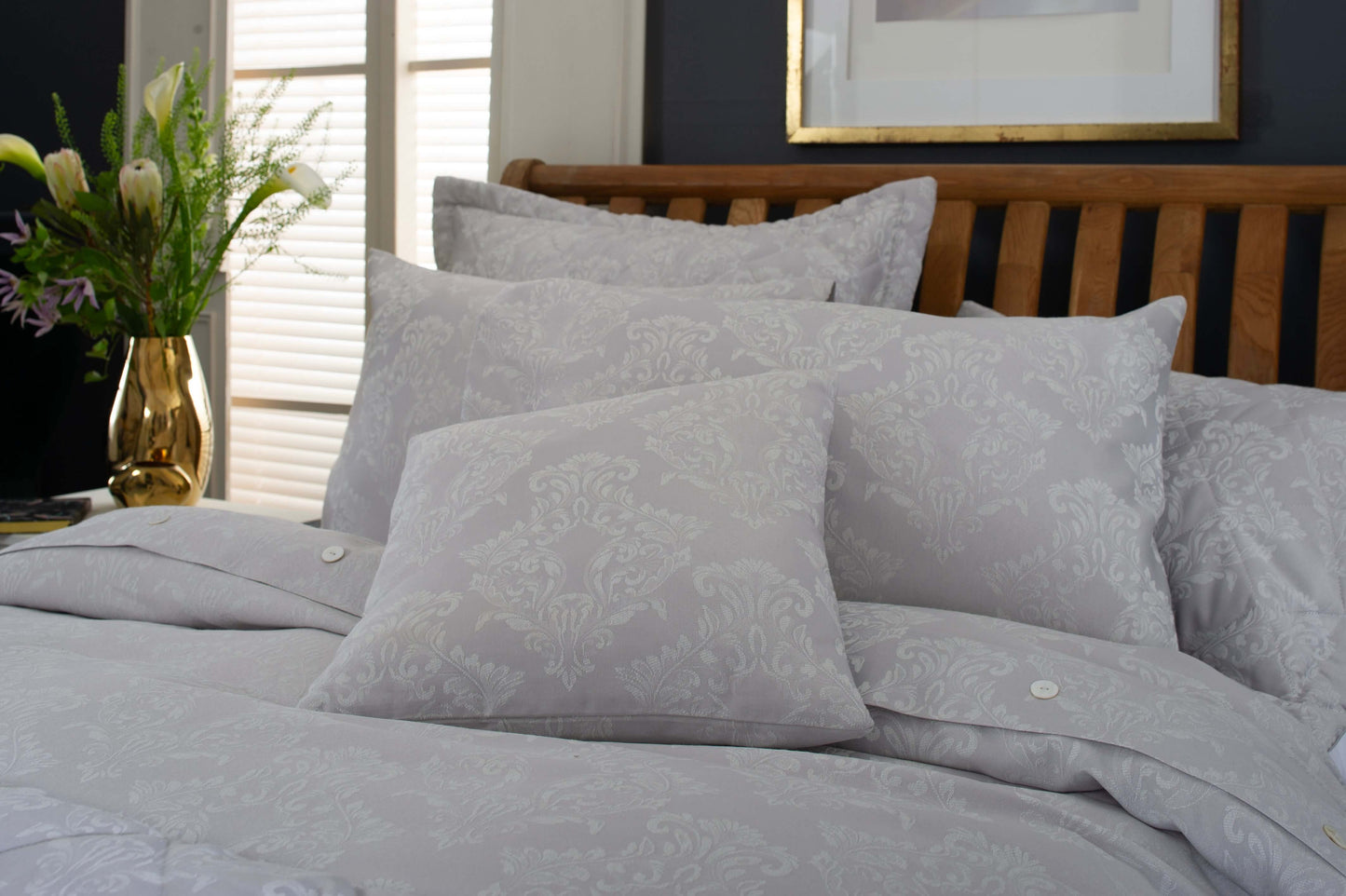 Versailles Cotton Embroidered Bedding Collection