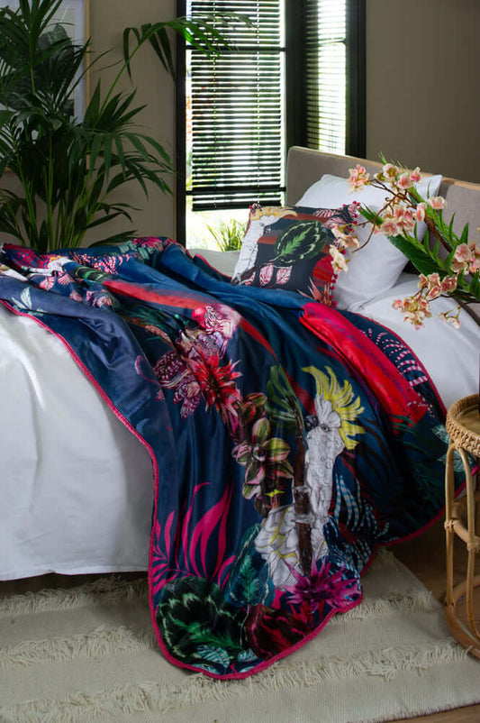 KN The Parrot and the Cockatoo Designer Bedding Collection