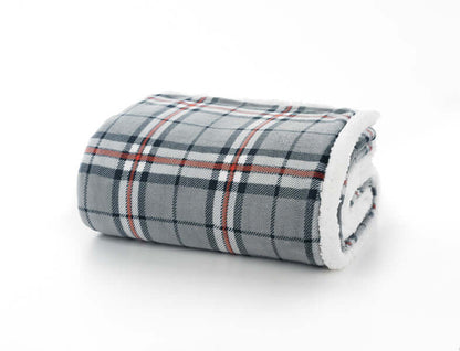 Thomson Sherpa Fleece Checked Throw