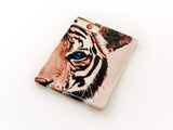 Tiger Printed Cotton Velour Beach Towel 90x180cm
