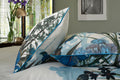 Tivoli Blue Floral Cotton Duvet Set