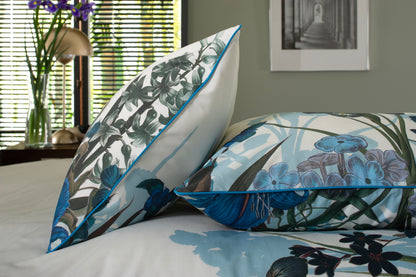 Tivoli Blue Floral Cotton Duvet Set
