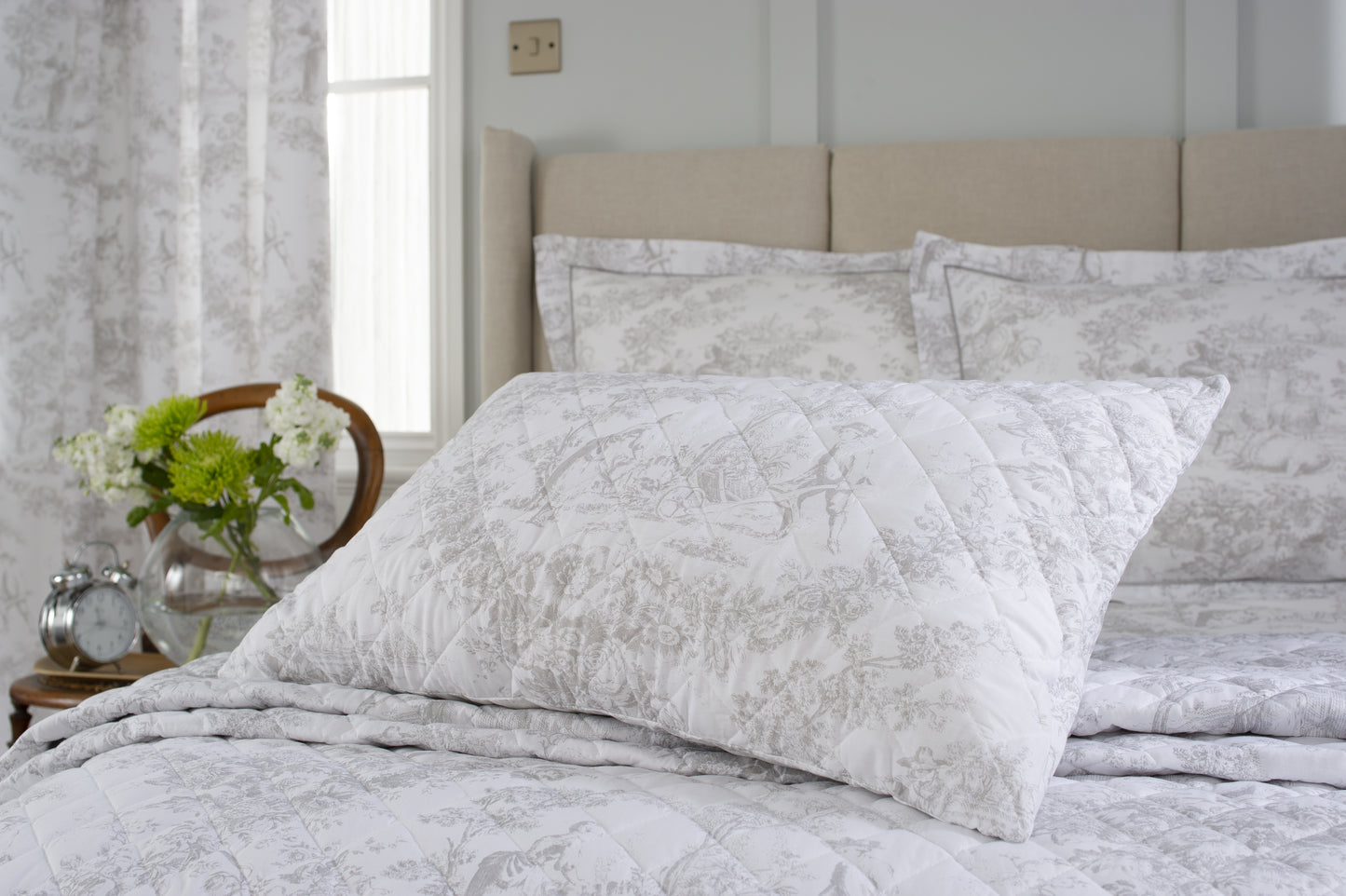 Versailles Cotton Embroidered Bedding Collection