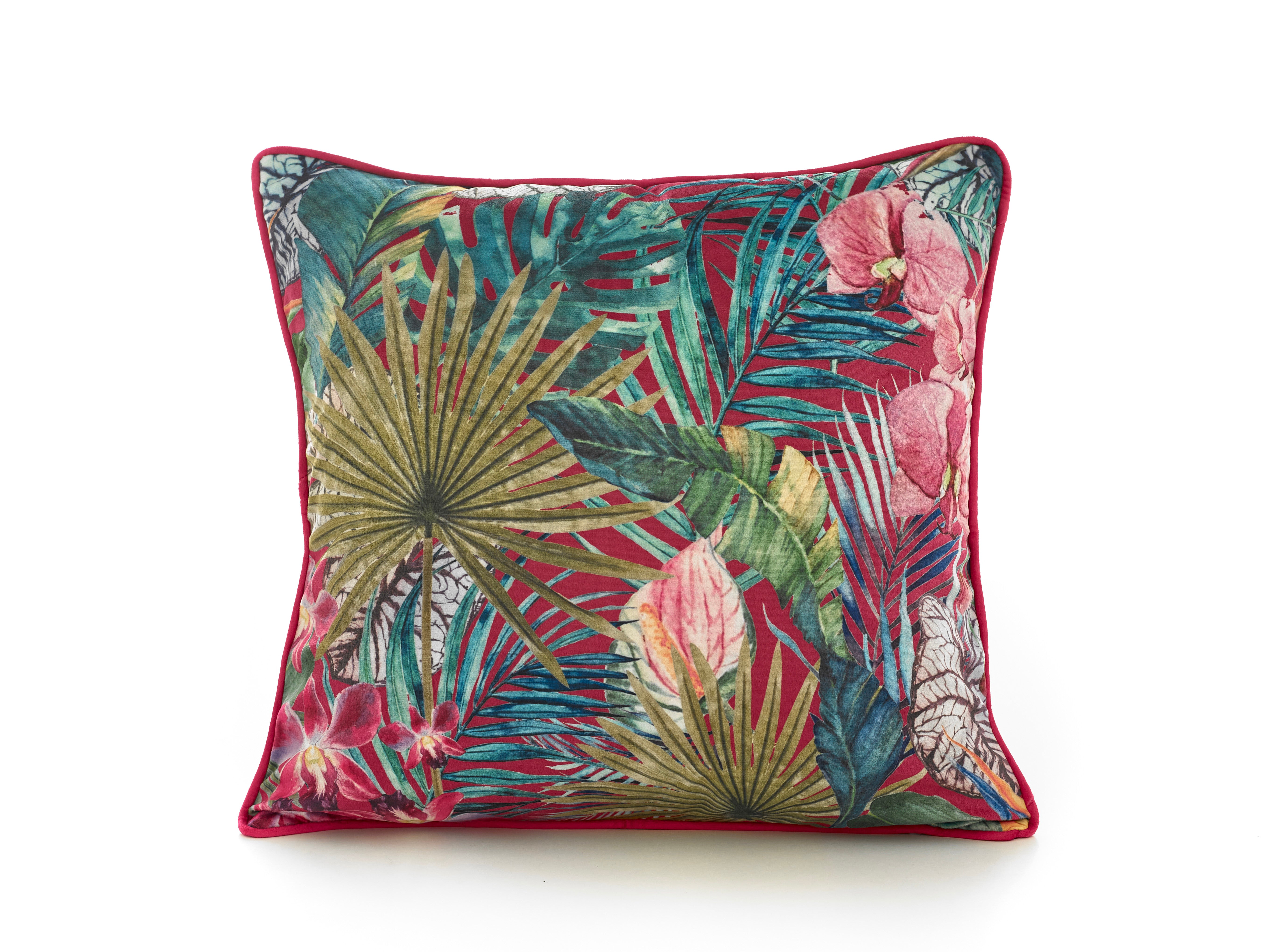 Printed Pamplemousses Large Velvet 50cm X 50cm Cushion Including Cushion Pad (Copy)