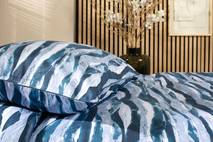 Waves Percale Cotton Duvet Set