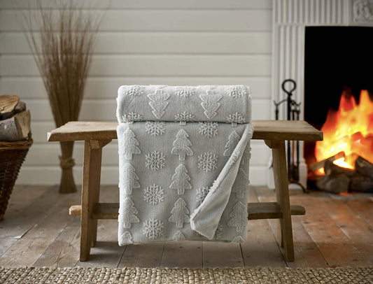 Forest Sculptured Ultrasoft Faux Fur 130x150cm Throw