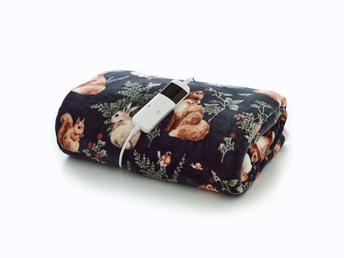 Woodland Wildlife Heated Throw