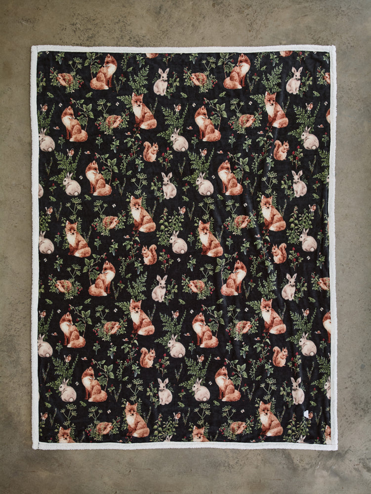 Woodland Wildlife Heated Throw