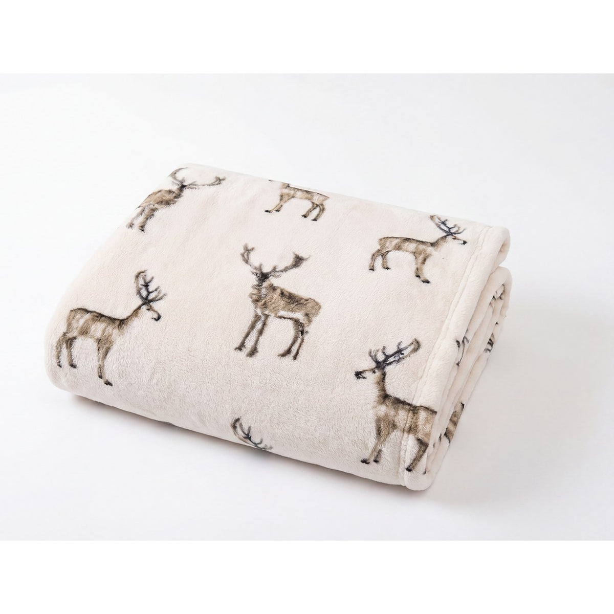 Coco Touch Heavyweight Throw in Stag