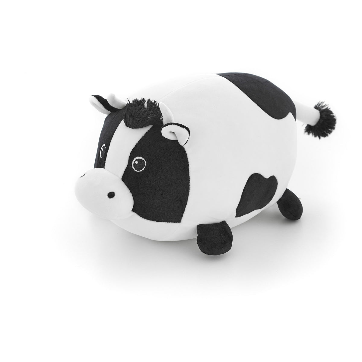 Cozytime Cozy Cuddler Friesian Cow on white