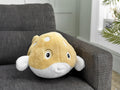 Cozytime Giant Handwarmer Pufferfish on a sofa