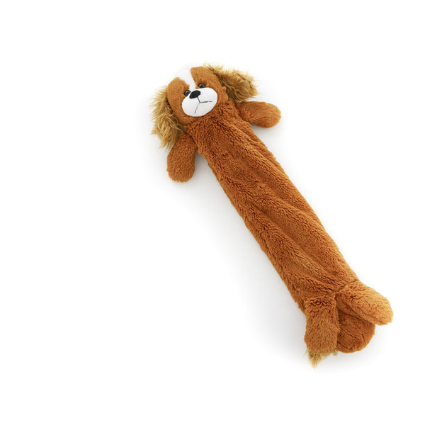 Cozytime Long Hot Water Bottle 72cm Spaniel on white