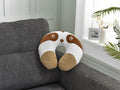 Cozytime Microbead Cushion Sloth on a sofa