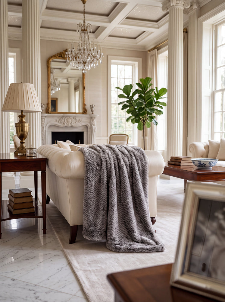 Feather Fleck Throw | The Lyndon Company