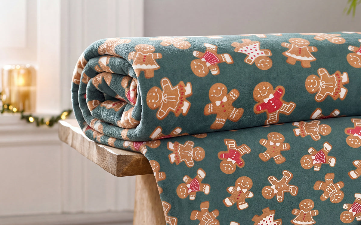 Cozy Comforts Gingerbread Throw