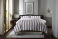 High Point Stripe Duvet Cover Set in Natural, front