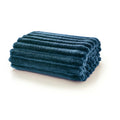 Houghton Soft Ribbed Throw in Pine on white