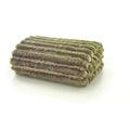 Houghton Soft Ribbed Throw in Sage on white