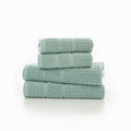 Mosley textured 600gsm zerotwist cotton towels — Duck Egg