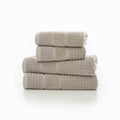 Mosley textured 600gsm zerotwist cotton towels — Mushroom