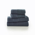 Mosley textured 600gsm zerotwist cotton towels — Petrol