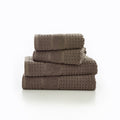 Mosley textured 600gsm zerotwist cotton towels — Walnut