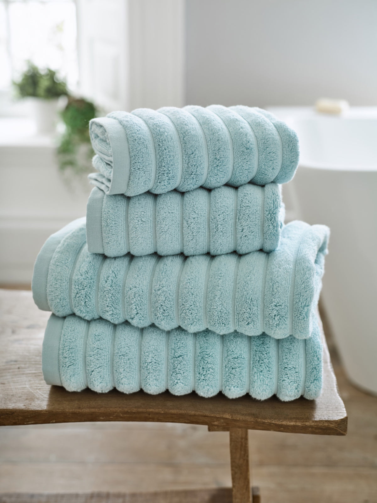 Ribbleton Zerotwist Cotton Towels — Soft Blue