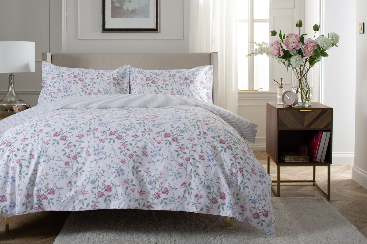 Emily Floral Duvet Set, half bed