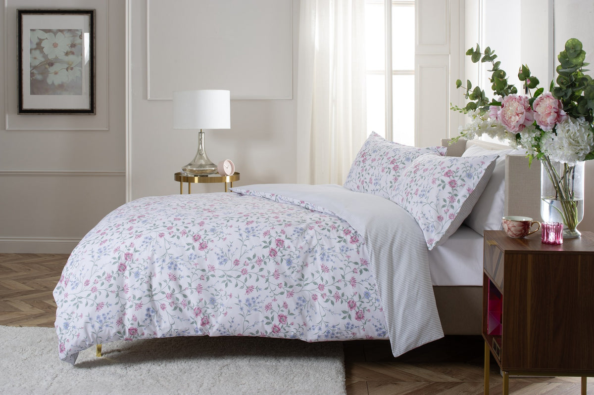 Emily Floral Duvet Set, side