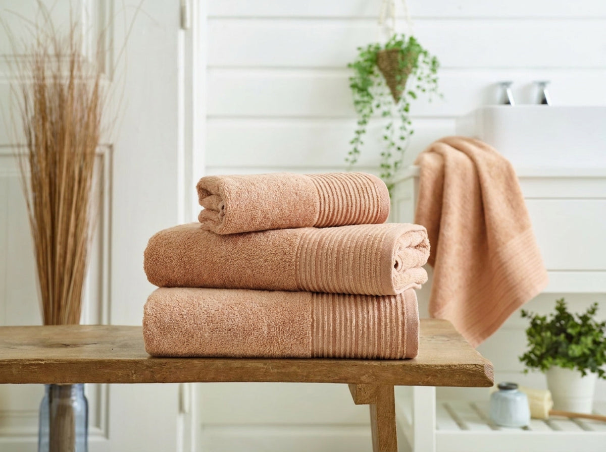Avelon Soft Touch 550gsm zerotwist cotton towels — Cinnamon