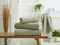 Avelon Soft Touch 550gsm zerotwist cotton towels — Green