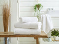 Avelon Soft Touch 550gsm zerotwist cotton towels — White