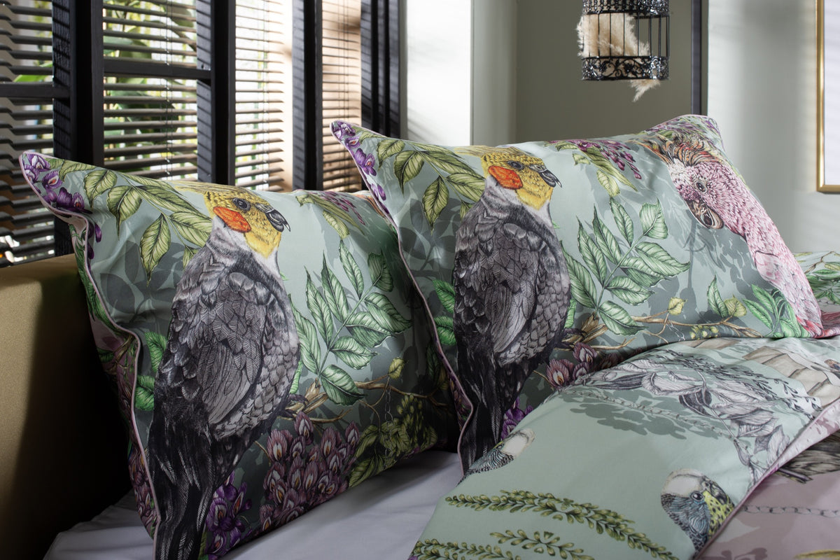 Bird Sanctuary duvet set by Kirsty Norris — House of Norris