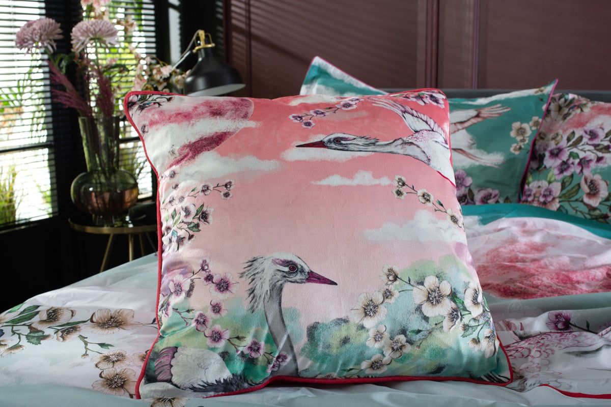 Flight Of The Heron duvet set by Kirsty Norris — House of Norris