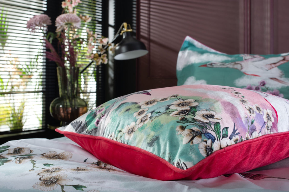 Flight Of The Heron duvet set by Kirsty Norris — House of Norris