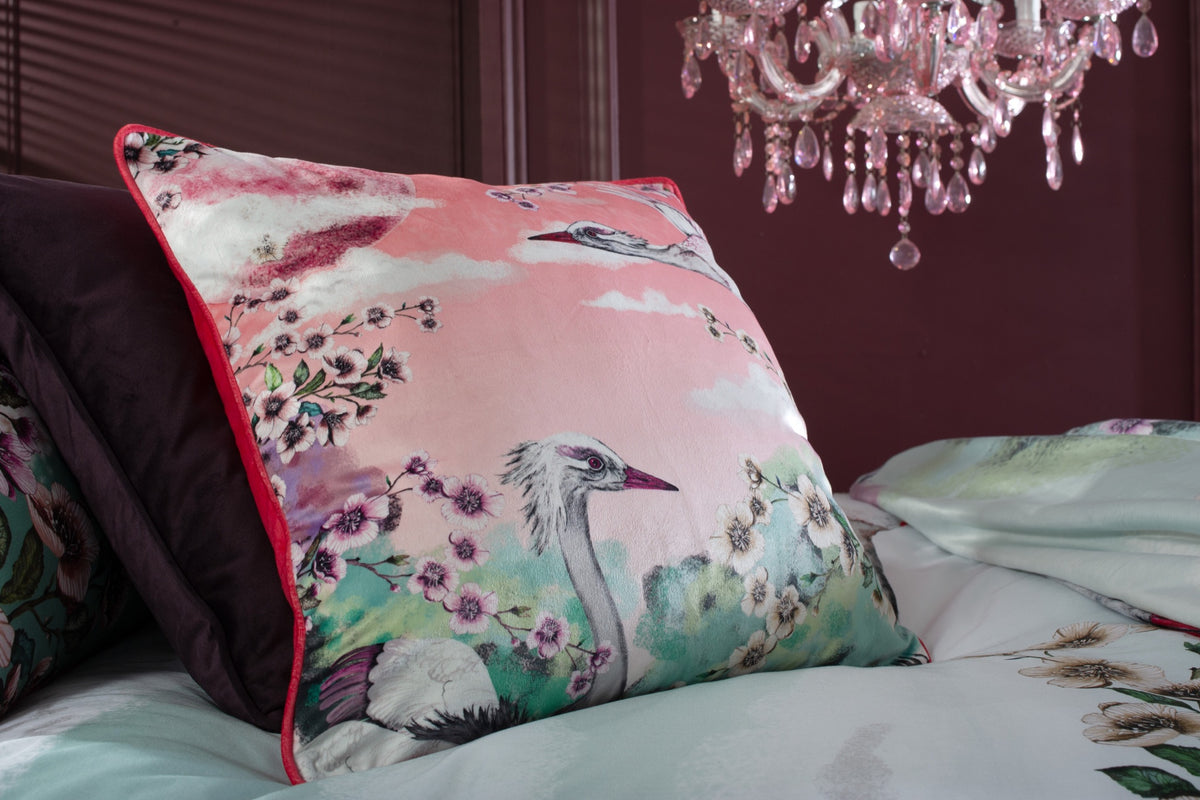 Flight Of The Heron duvet set by Kirsty Norris — House of Norris