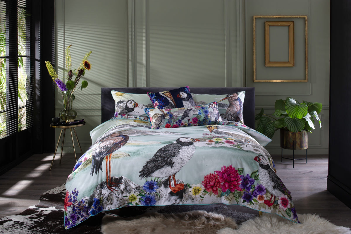 Mountain Lake duvet set by Kirsty Norris — House of Norris