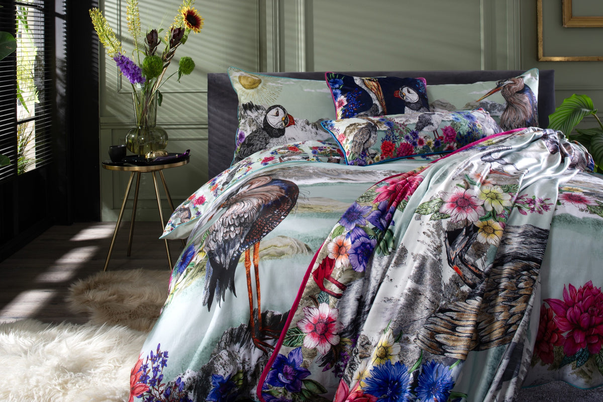 Mountain Lake duvet set by Kirsty Norris — House of Norris