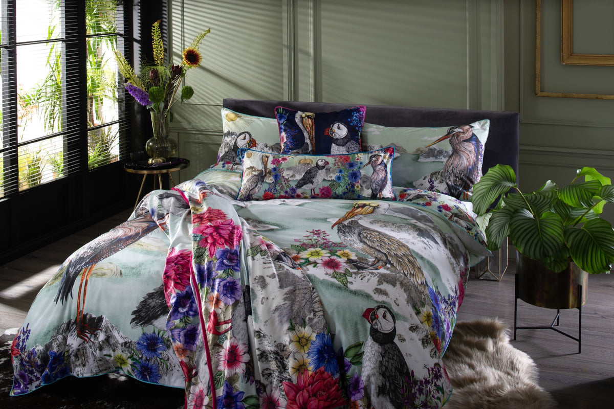 Mountain Lake duvet set by Kirsty Norris — House of Norris