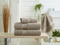Studio Plush Soft Touch towels — Biscuit