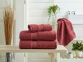 Studio Plush Soft Touch towels — Raspberry