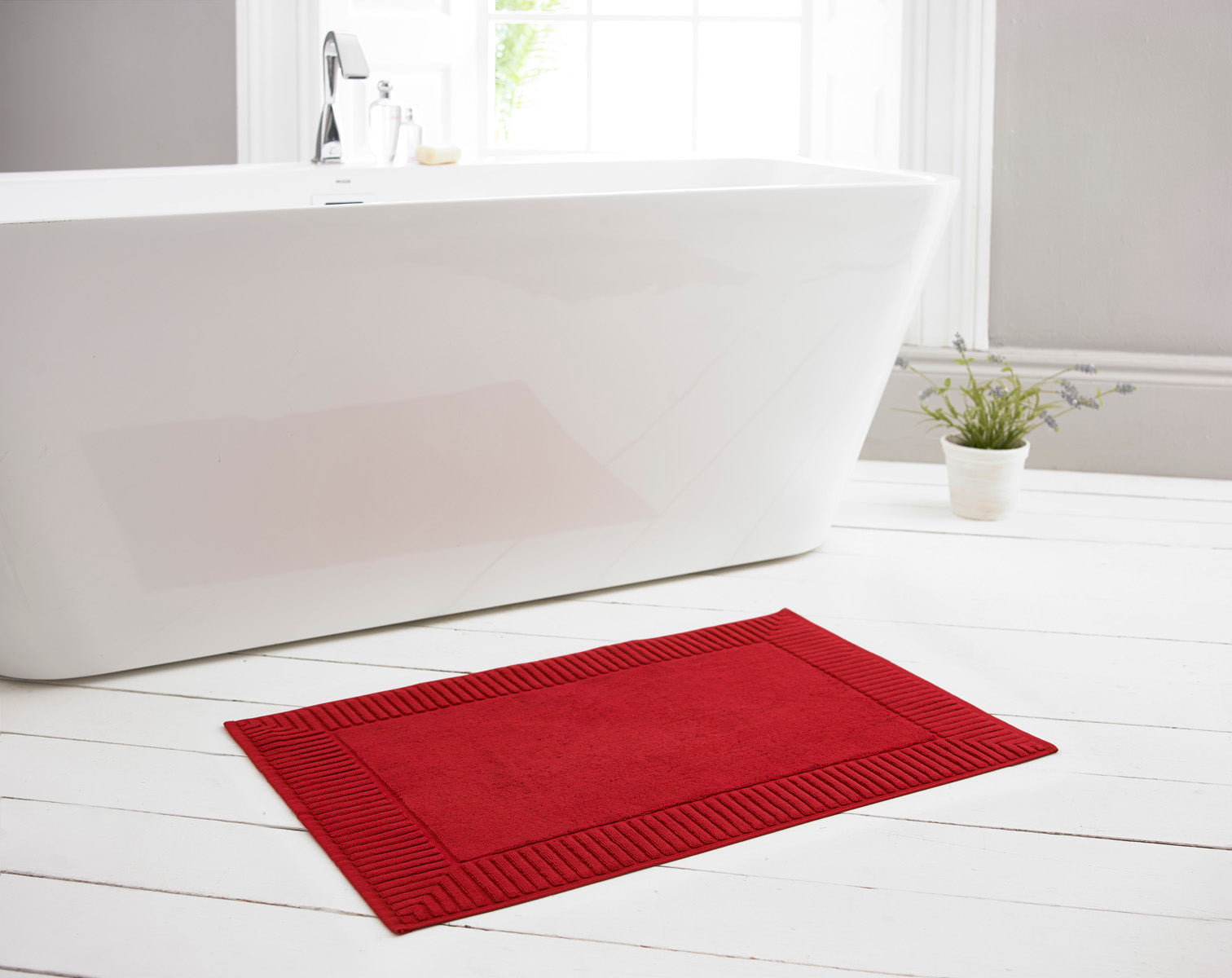 SÖDERSJÖN Bath mat, deep red, 20x31 - IKEA