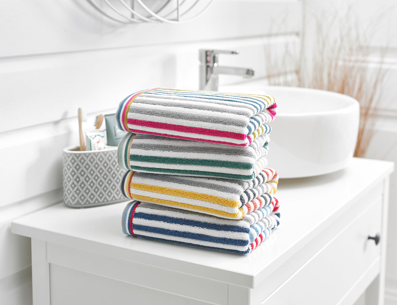 Hanover Stripe Towels - Deyongs