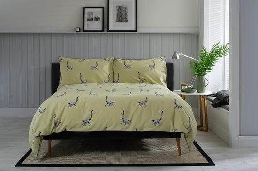 TLC Lemur Printed Cotton Duvet Bedlinen - Deyongs
