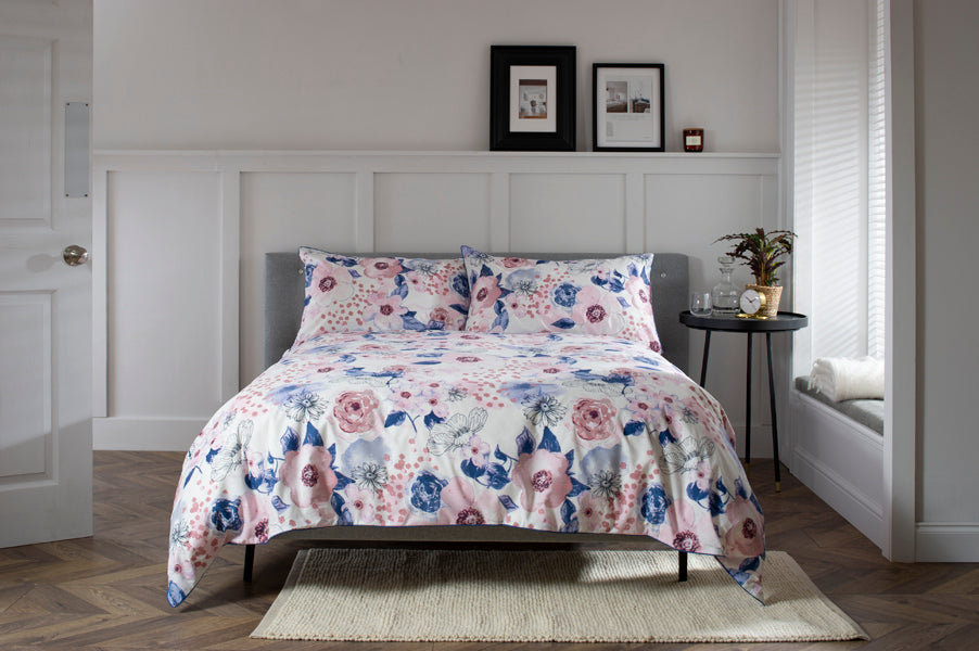 TLC Mary Rose Printed Cotton Duvet Bedlinen - Deyongs